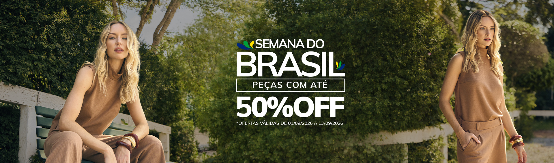 50 OFF - SEMANA DO BRASIL